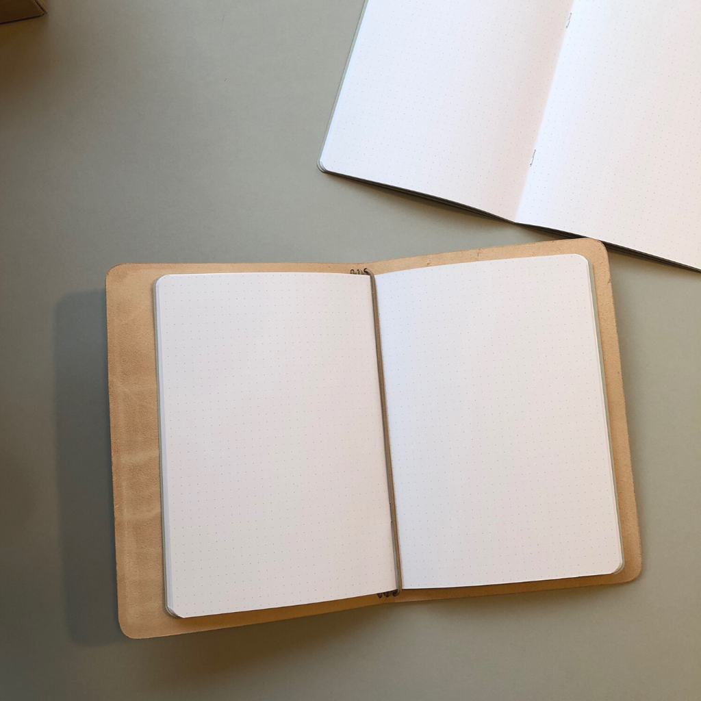 NOTEBOOK - SEAWHITE STAPLE BOUND