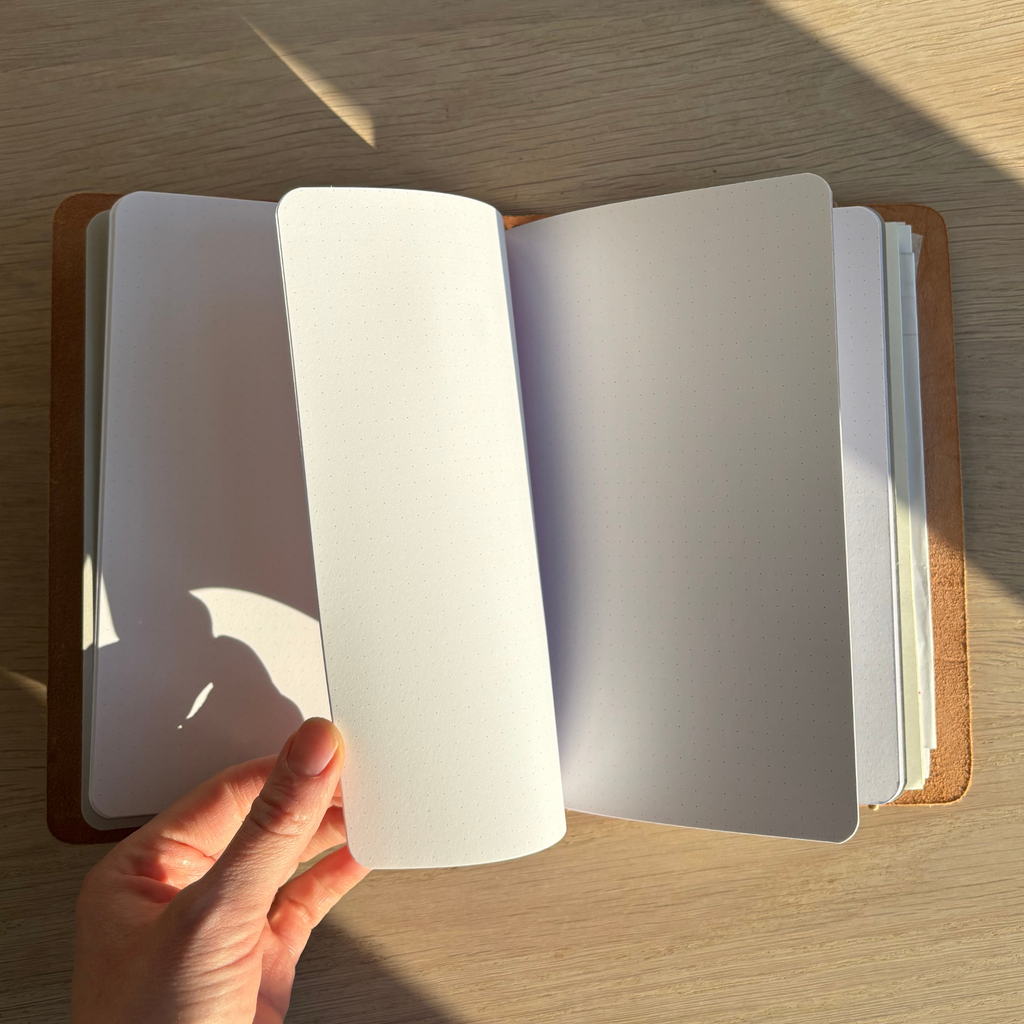 NOTEBOOK - SEAWHITE STAPLE BOUND